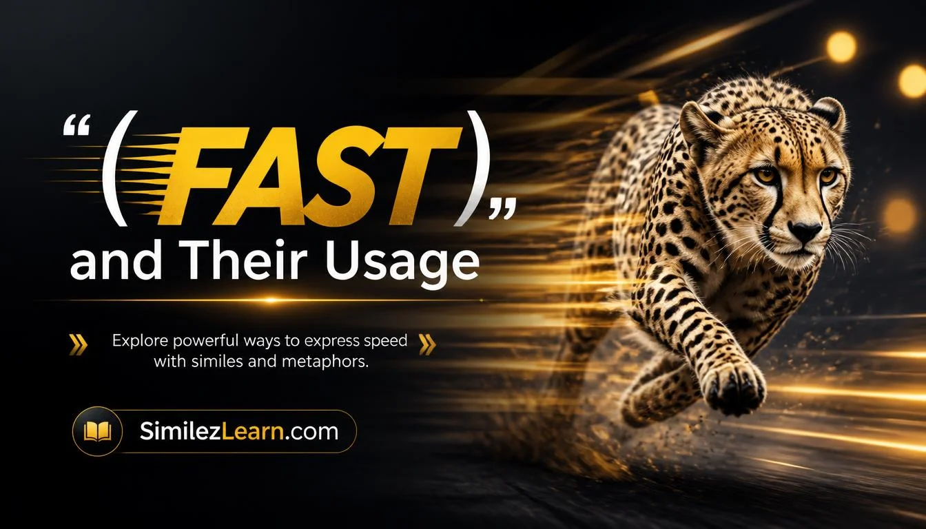 metaphor for fast