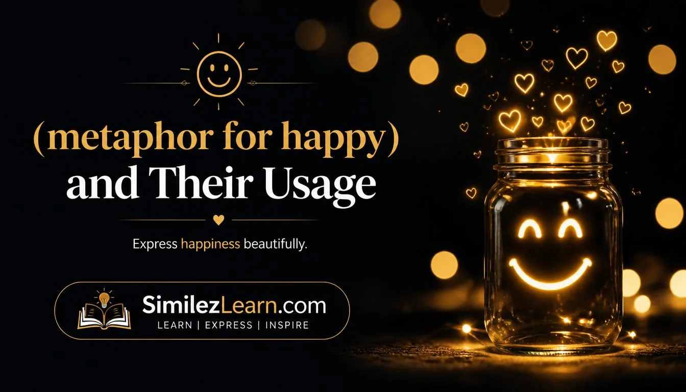 metaphor for happy