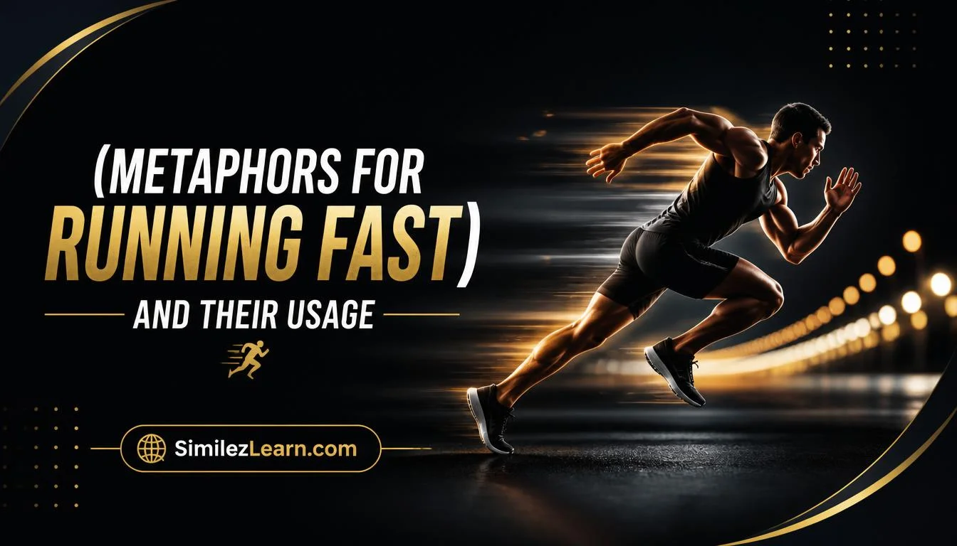 metaphors for running fast