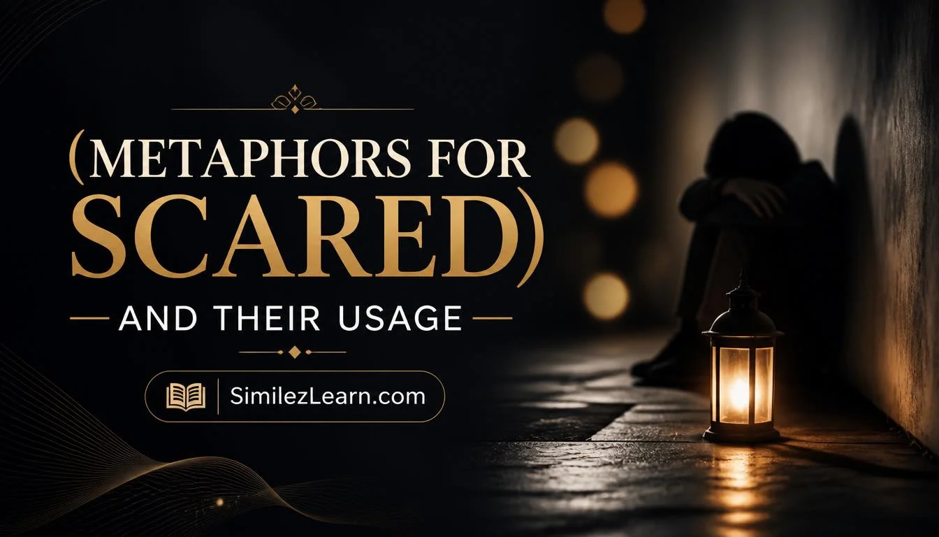 metaphors for scared
