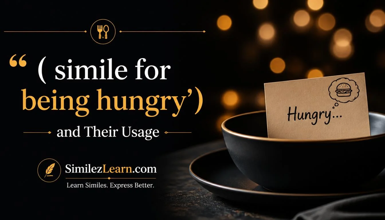 simile for being hungry