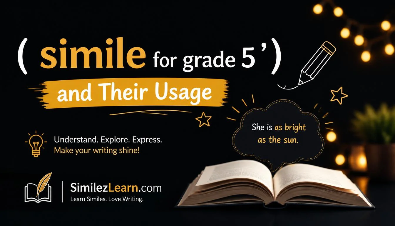 simile for grade 5