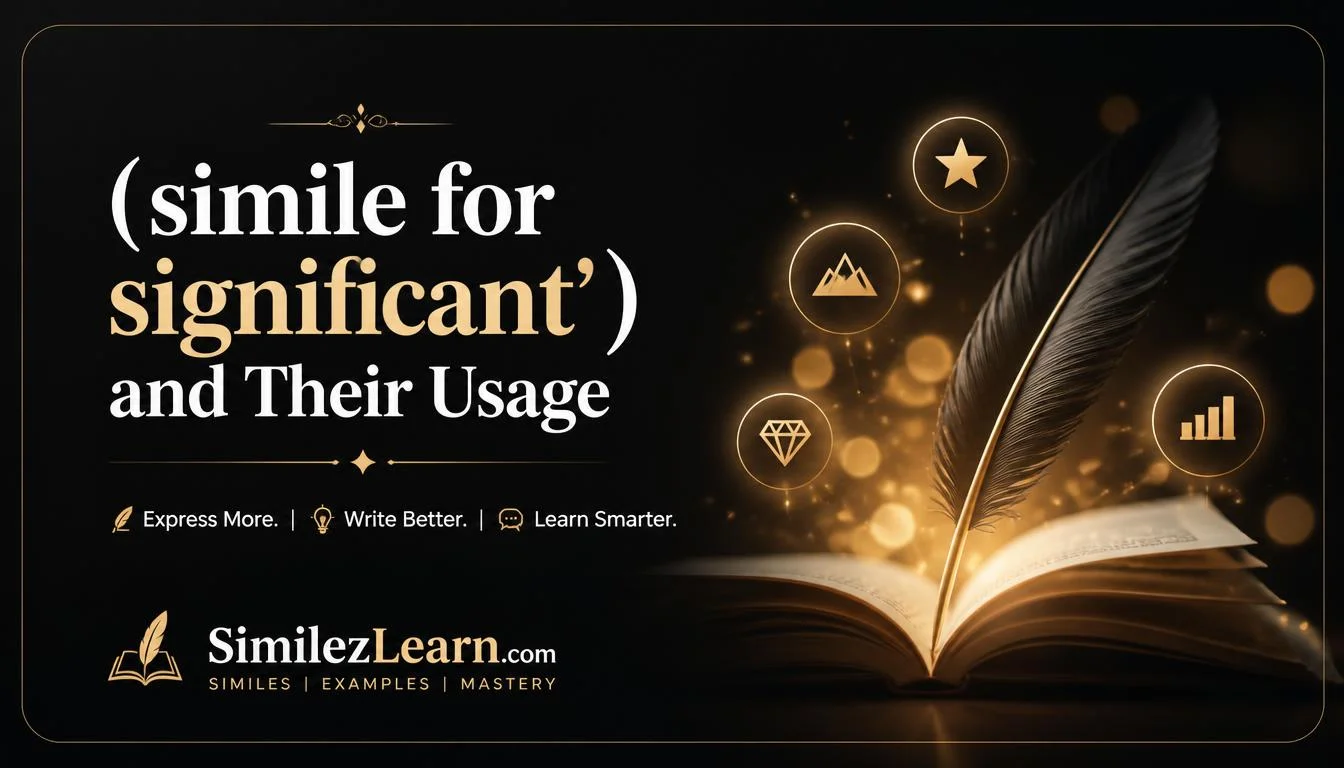 simile for significant