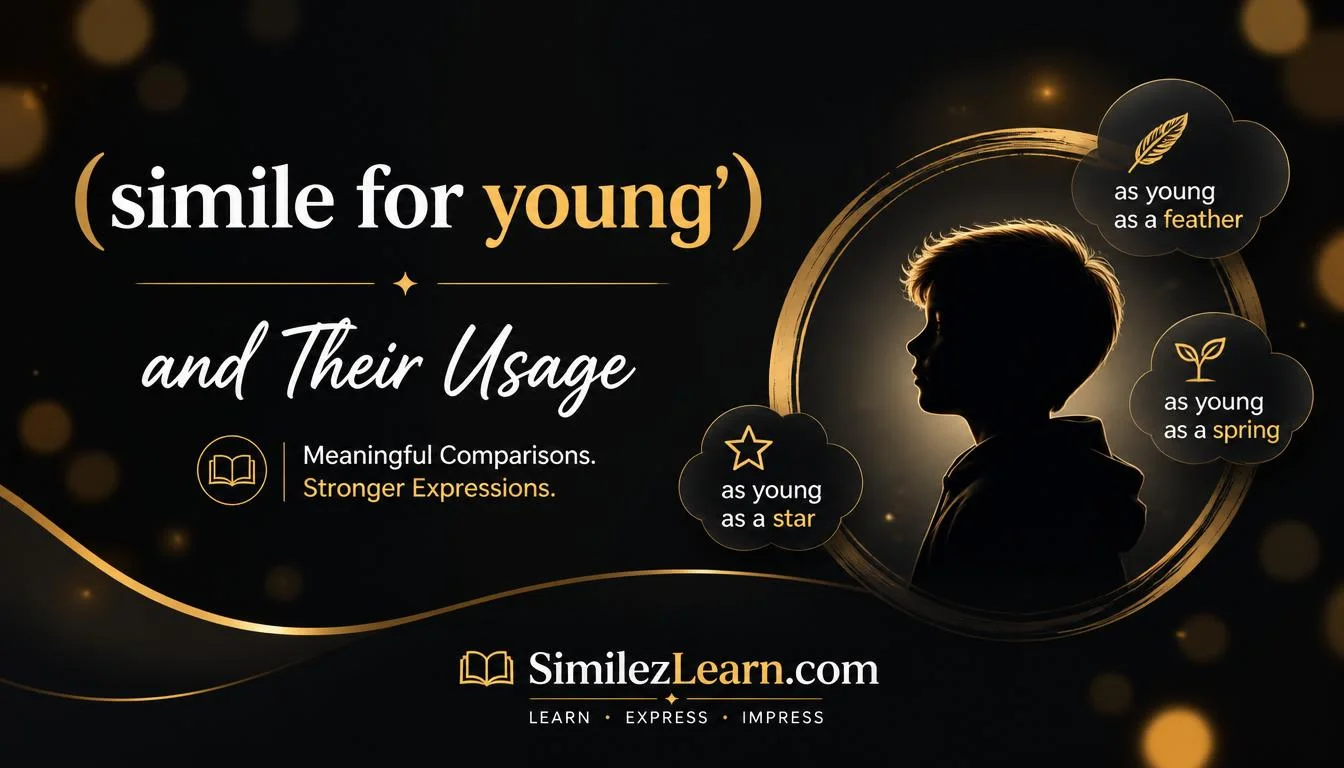 simile for young